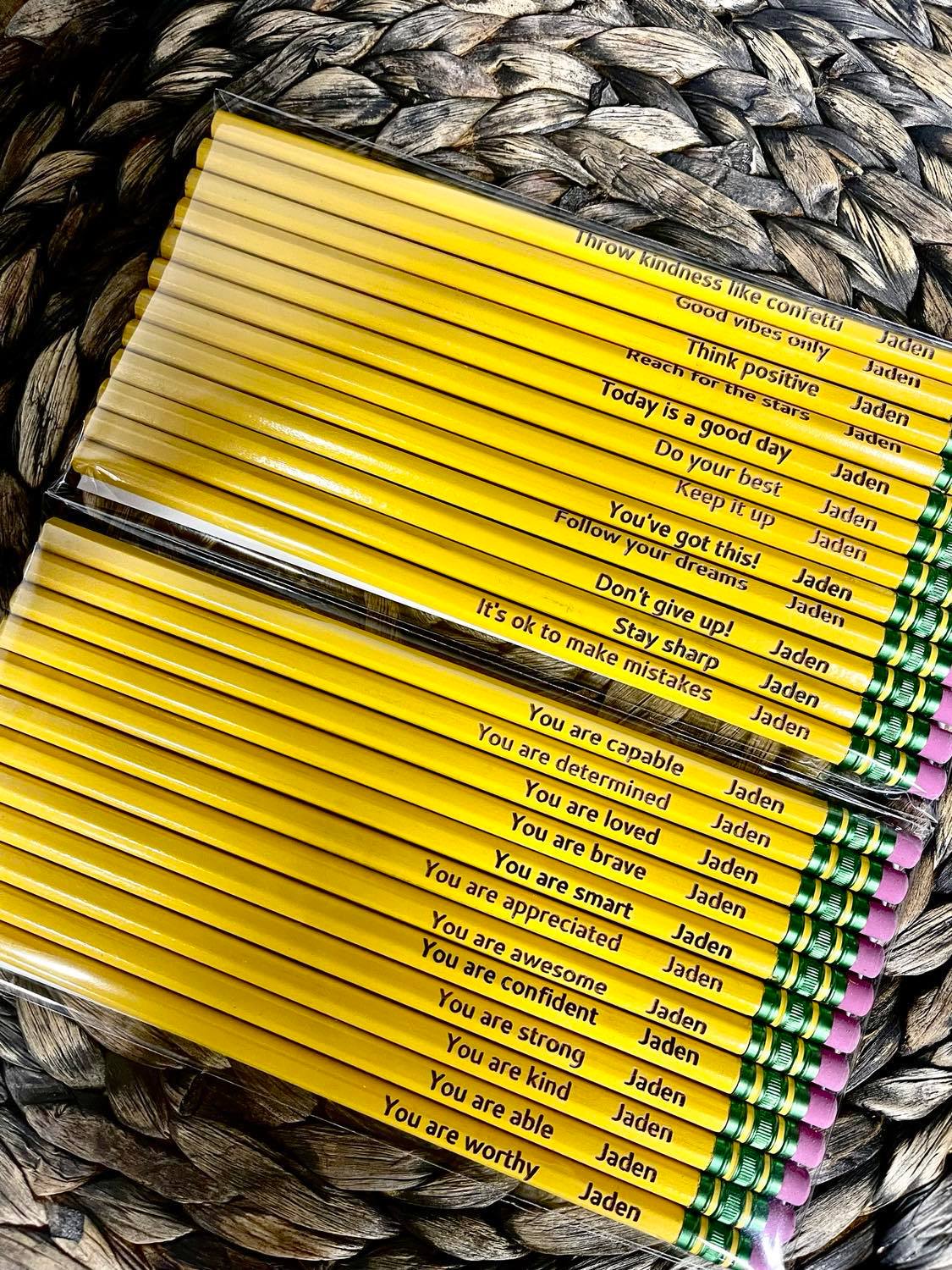 Engraved Pencil Set