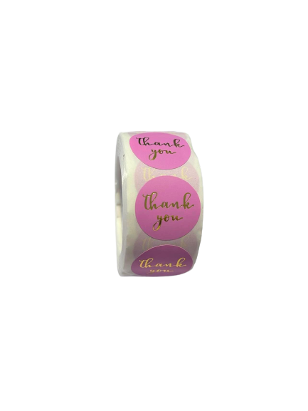1" Roll - Thank You Single Color