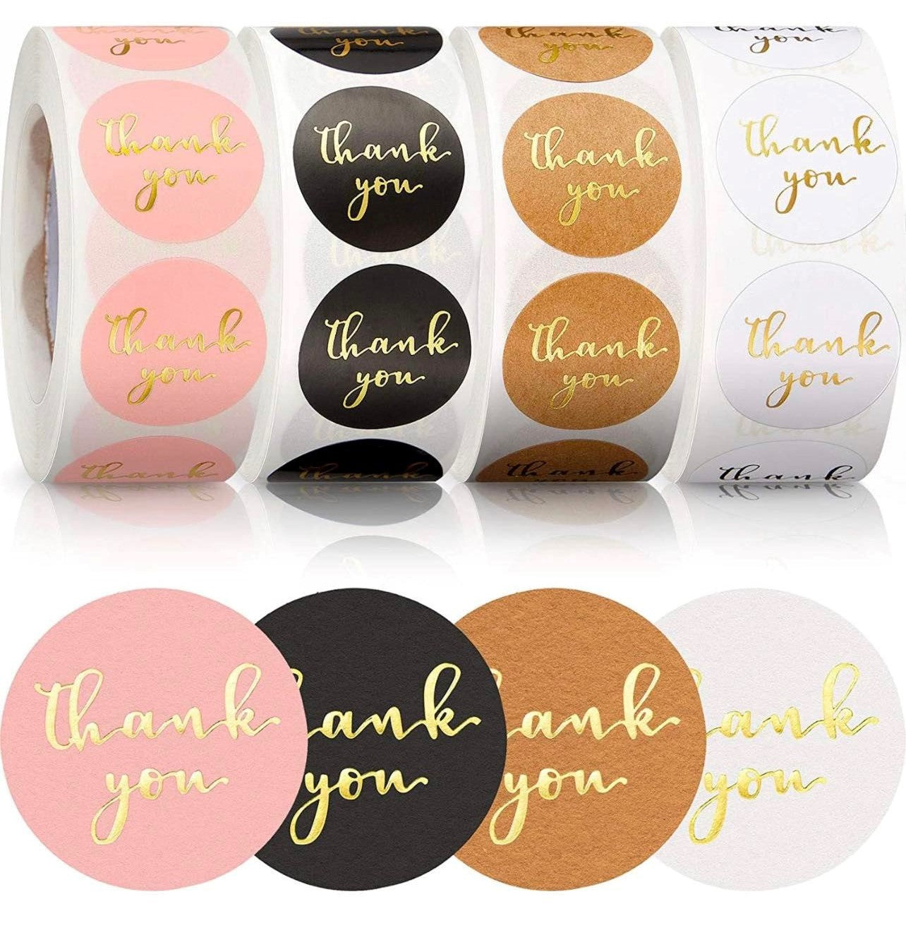 1" Roll - Thank You Single Color