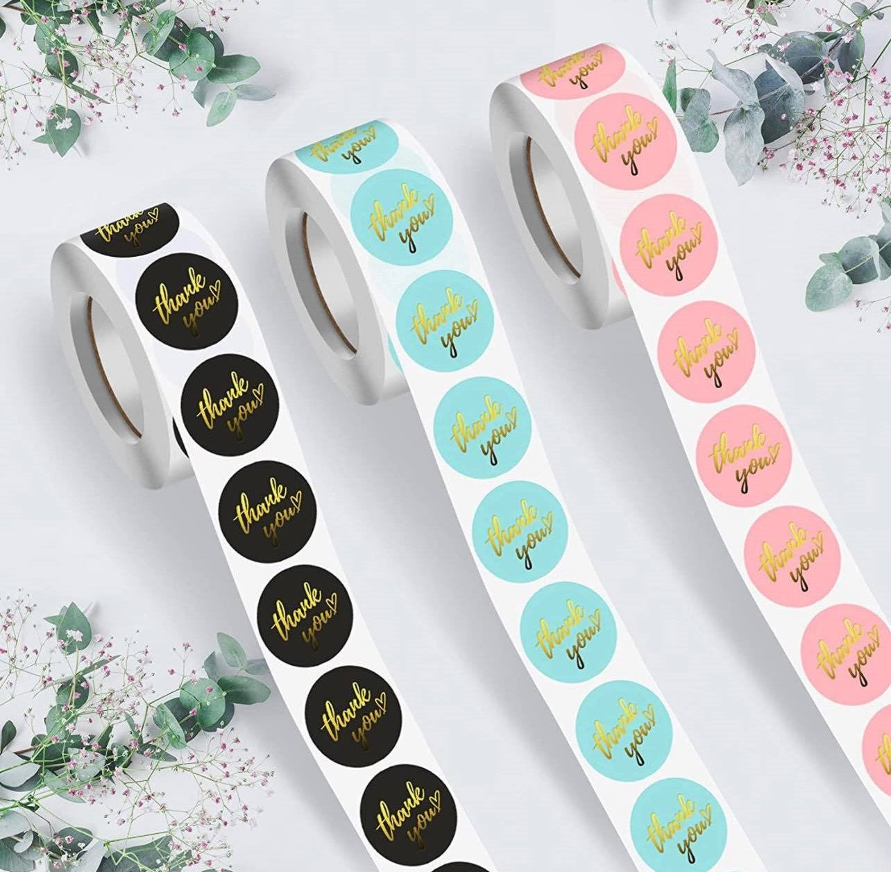 1" Roll - Thank You Single Color