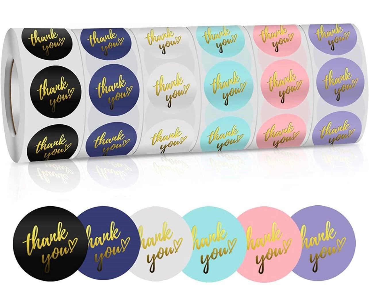 1" Roll - Thank You Single Color