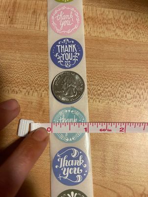 Mystery 1" Sticker Roll