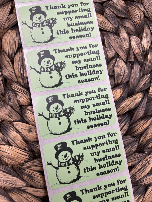 #102 - Thank You for Supporting my Small Business this Holiday Season