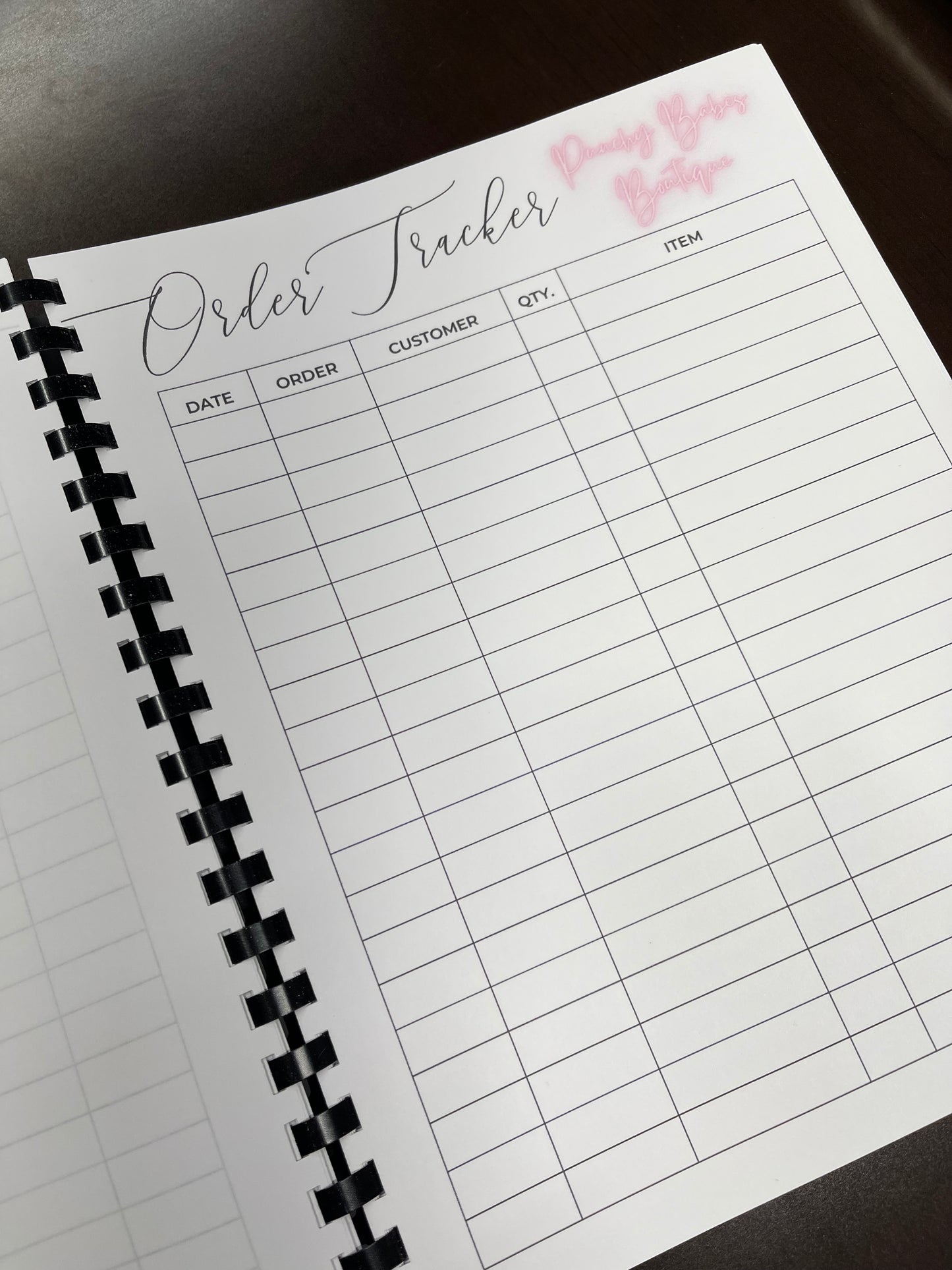 Order Tracker - Binded