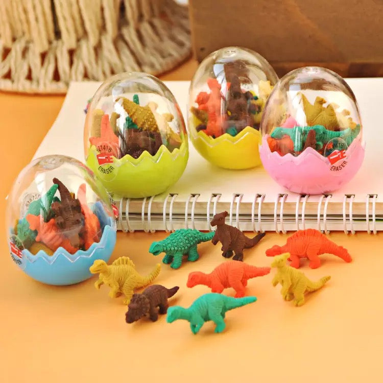 Dinosaur Egg Erasers